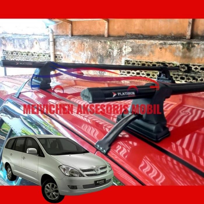 Cross Bar Crossbar Kaki Rack Platinum Mobil Innova Lama Old Jepit Body
