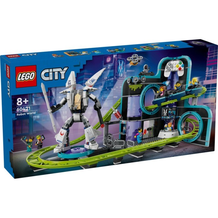 LEGO City 60421 World RollerCoaster Park (986 Pieces) Roller Coaster Toys (8 Tahun)