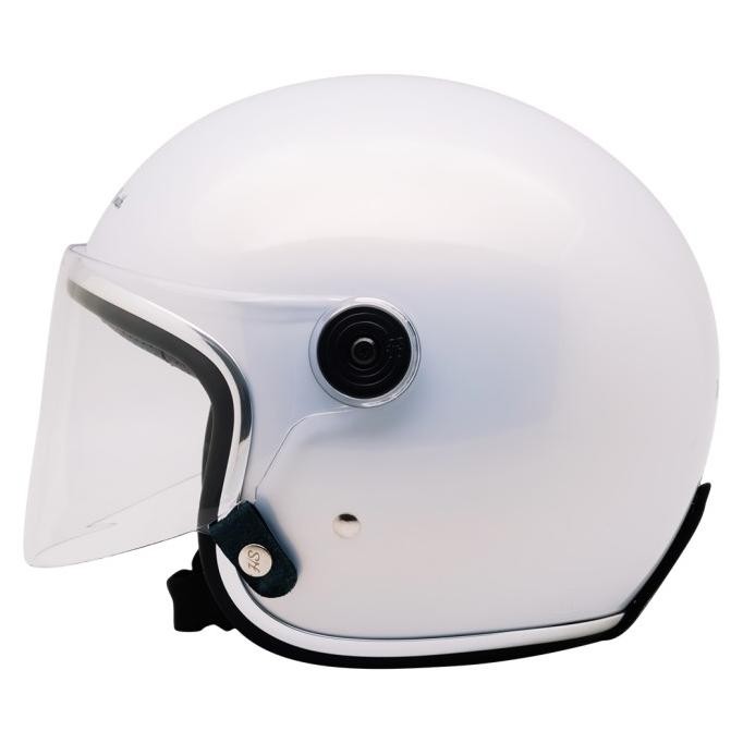 Howard Smith Jetter Retro Helm Half Face - Rose White