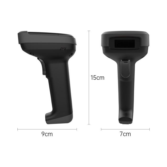 

Deli Barcode Scanner Wireless Qr Core 1D 2D Auto Alat Scan Label Es221
