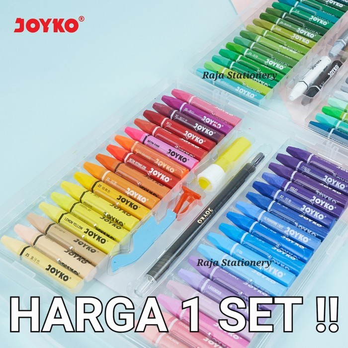 

Joyko Crayon 12 24 Colours Oil Pastel / Krayon Joyko Minyak Warna