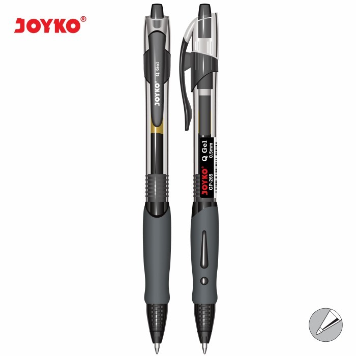

Joyko Gel Pen Q Gel + Refill / Paket Pen + Refill 0.5Mm Gp-265 Gpr-267