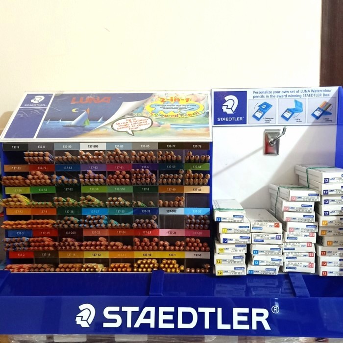 

Staedtler Luna Watercolour Pencils Countertop New / Rak Pensil Warna