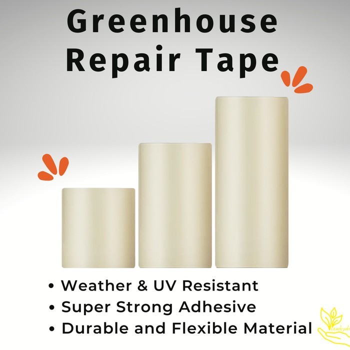 

PROMO! Lakban Plastik UV Greenhouse Repair Tape 20cmx10m
