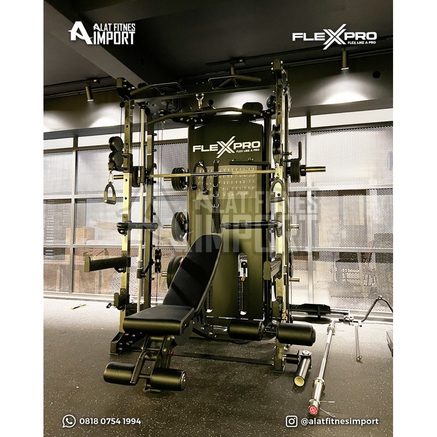 MULTIFUNCTIONAL SMITH MACHINE - ALL IN ONE - HOME GYM