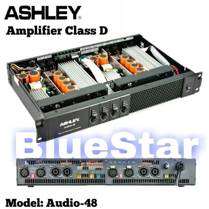 Pekan Promo Power Ashley Audio 48 Original Amplifier 4 Channel Class D