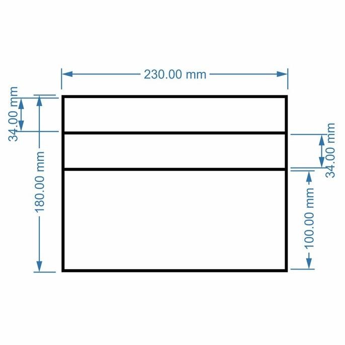 

Acrylic Tempat Kertas / Acrylic paper Rack (organizer) A4 FS'