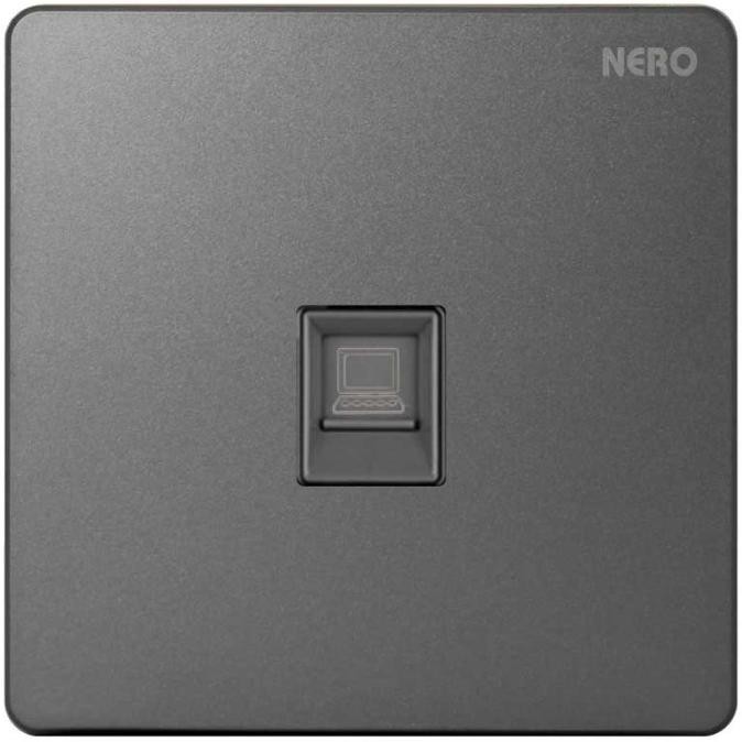 BEST QUALITY NERO OUTLET DATA STOP KONTAK DATA LAN CAT 6 CASA GREY NERO