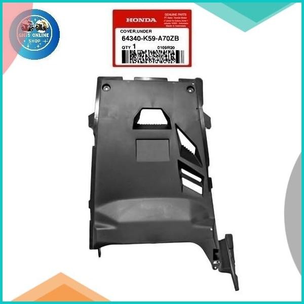 Dek dasbor kolong atau cover Lumpur bawah Honda Vario 125 Led new 150