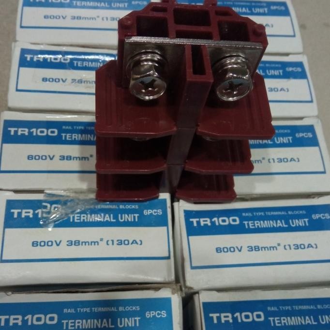Promo TR - 100 / Terminal Blok Coklat Model kasuga 130A COD