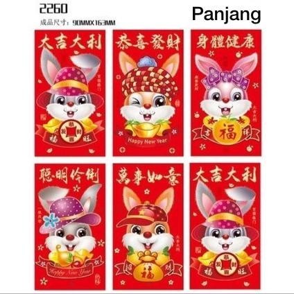 

Imlek ANGPAO 3D ISI 6 CUTE RABBIT IMLEK 2023 sincia angpau imut murah bagus - Panjang 2260 !NEW