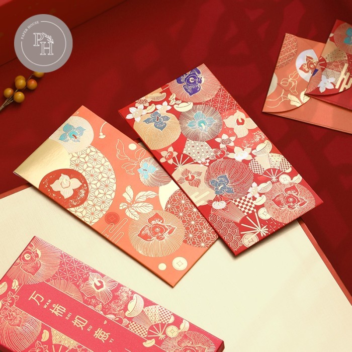 

Imlek Angpao Premium / Gold Foiled Money Envelope / Angpao Imlek - A !NEW