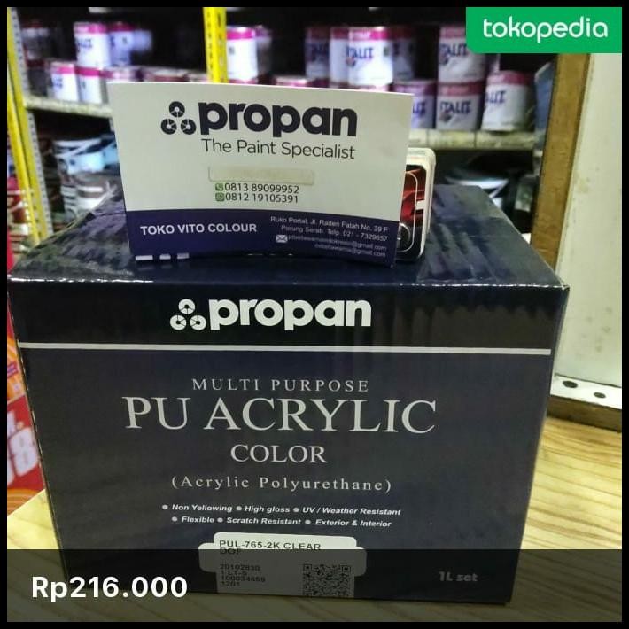 TERBARU PROPAN PU ACRYLIC CHESNUT BROWN 