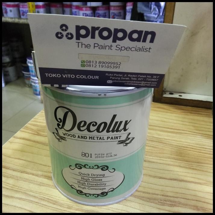 

HOT DEAL CAT MINYAK DECOLUX 801 PUTIH AYU !!!!!