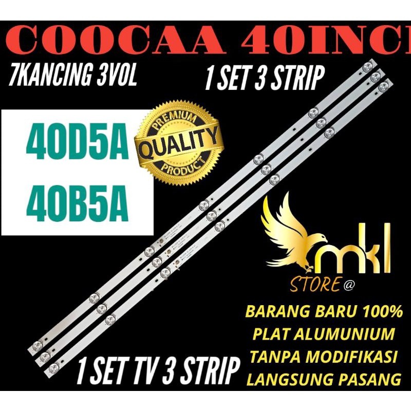 BACKLIGHT TV LED 40INCH COOCAA 40D5A-40B5A