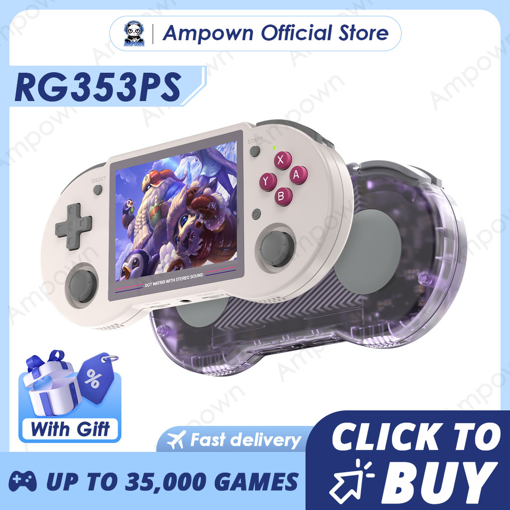 ANBERNIC RG353PS Retro Game Conso 3.5inch IPS Screen