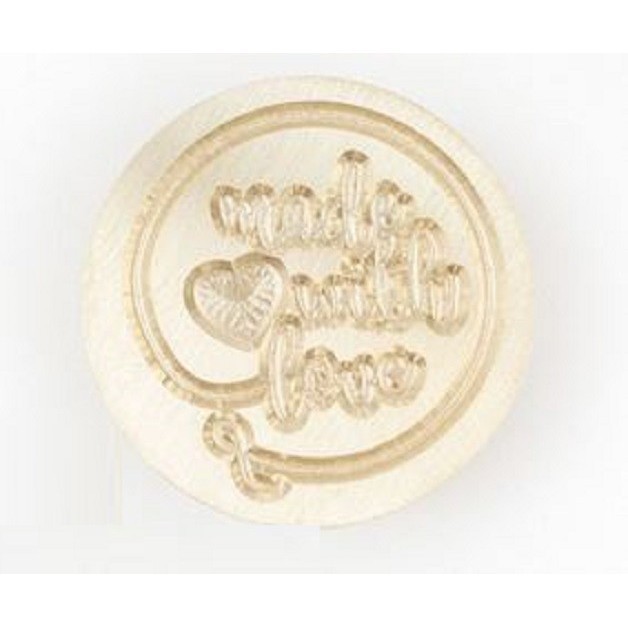 

Sealing Wax Stamp with Wood Handle - Greetings Word