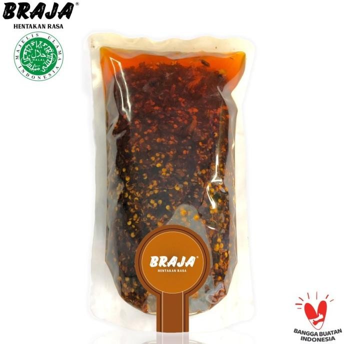 

Sambal Minyak (Chili Oil) BRAJA - 1 Kg AM99