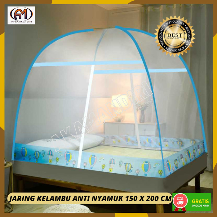 Jaring Anti Nyamuk Kelambu Kasur Pelindung Anti Mosquito Net