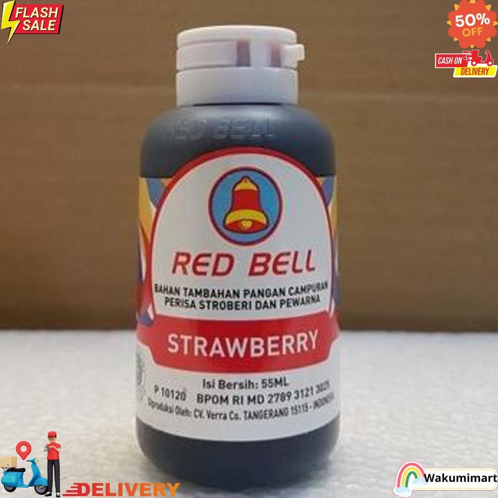 

Pewarna Dan Perisa Red Bell Rasa Strawberry 55Ml Bj Promo 1.1