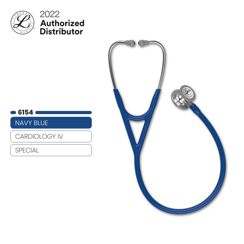 3M Littmann Cardiology IV Stethoscope / Stetoskop - NAVY BLUE - 6154