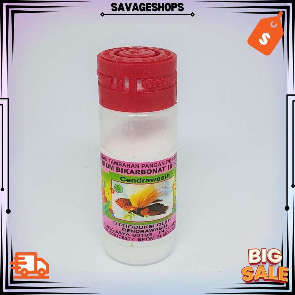 

Soda Kue Cap Cendrawasih 15Gr Bj Promo Puncak