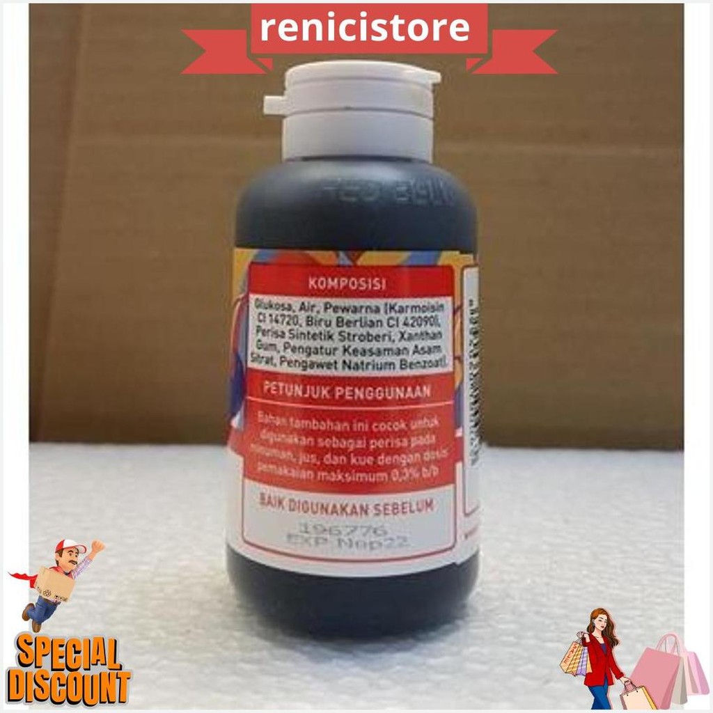 

Pewarna Dan Perisa Red Bell Rasa Strawberry 55Ml Cod
