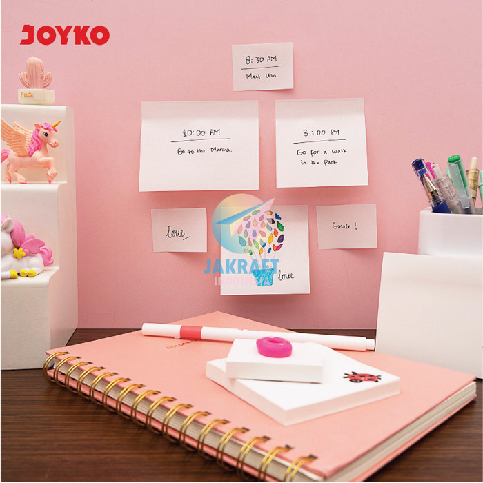 

Kertas Memo Stick Tempel Putih Polos Joyko Besar Mms-655W Putih White Isi 100 Plain Sticky Notes