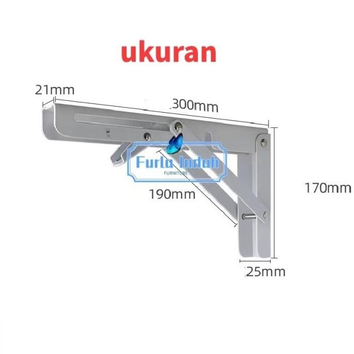 siku lipat meja dinding/bracket siku/bracket siku lipat