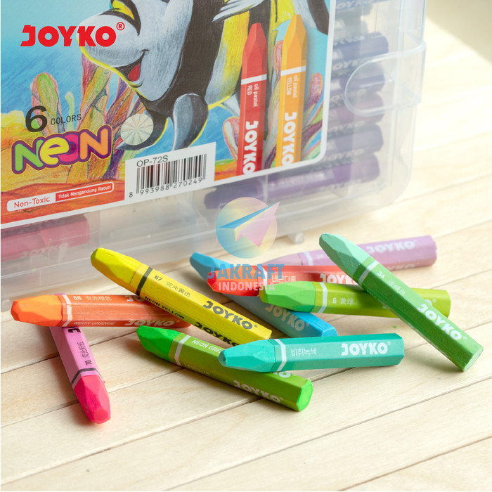 

Krayon Besar 72 Warna Joyko Op-72S Oil Pastel Crayon Aman Berkualitas