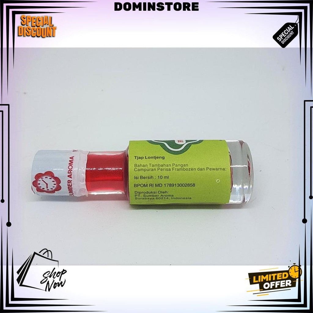 

Essence Frambozen Tjap Lontjeng 10Ml Bj Terlaris