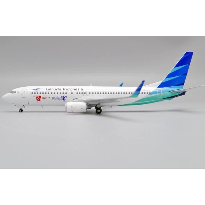 

diskon! jc wings 1:200 garuda indonesia boeing b737-800w "75 indonesia maju" pk-gmz (lh2258)