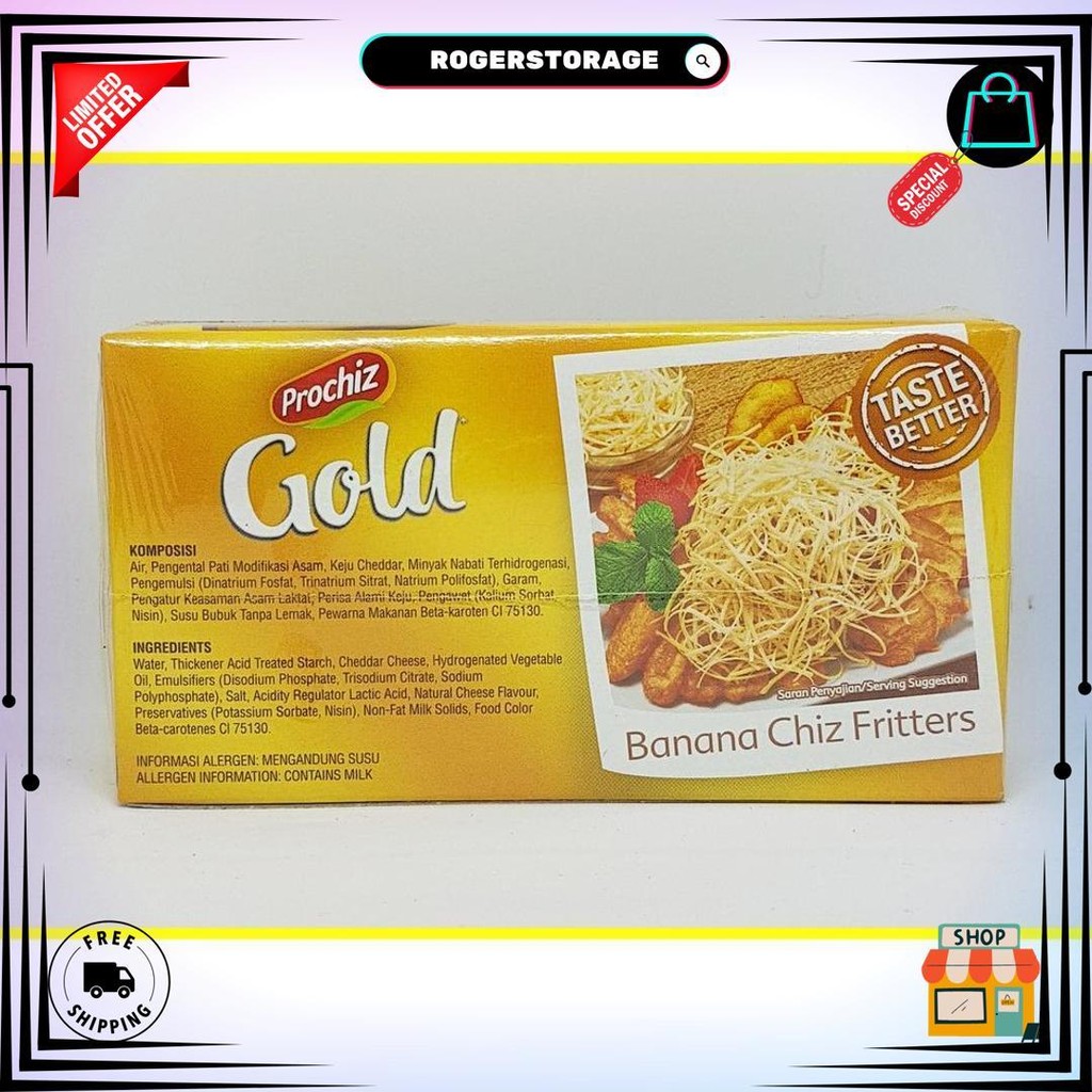 

Keju Prochiz Gold Cheddar 170 Gr Bj Sale
