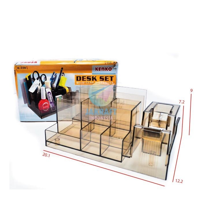 

Desk Set Joyko Ds-338 Tempat Alat Tulis Pensil Meja Isolasi Lengkap