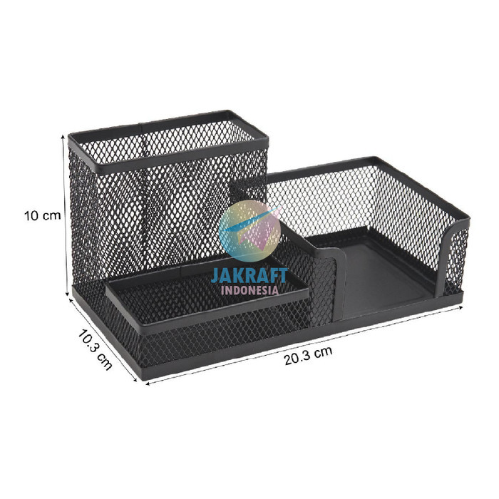 

Desk Set Joyko Ds-20 Tempat Alat Tulis Pensil Meja Jaring Besi Lengkap