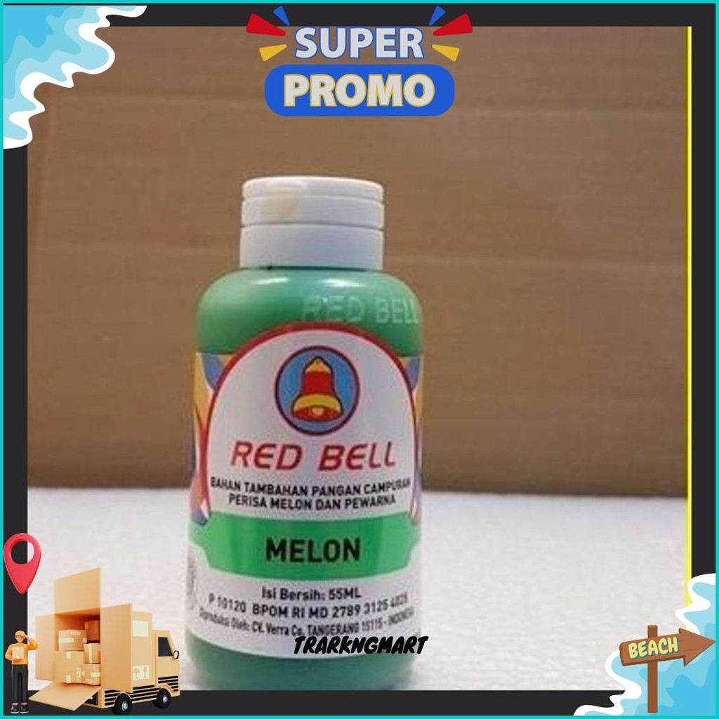 

Pewarna Dan Perisa Red Bell Rasa Melon 55Ml/Red Bell/Sumbo Red Bell Original Produk