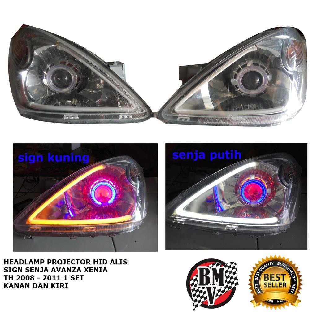 Headlamp Mobil Avanza Xenia 2008-2011 Projector Hid Alis 2 Mode