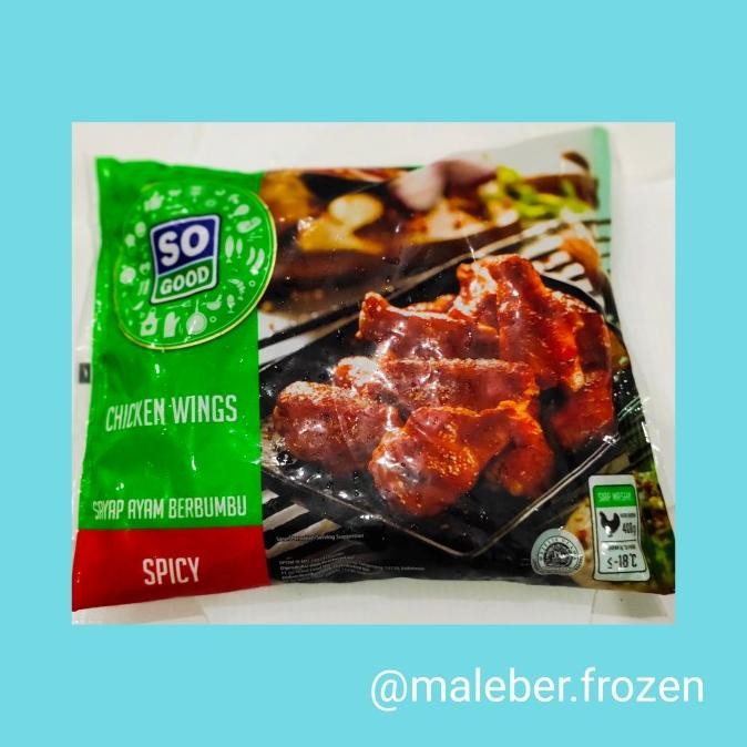 

diskon! so good spicy wings 400gr