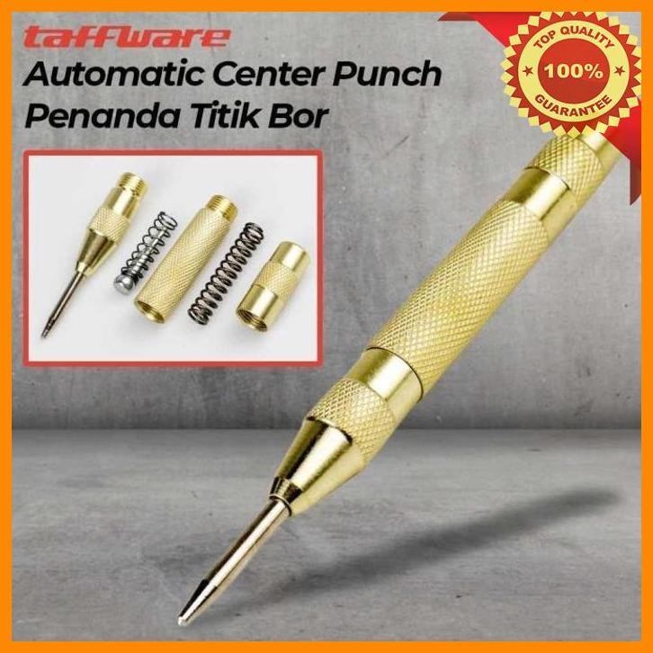 

(TPJ) AUTOMATIC CENTER PUNCH PENANDA TITIK BOR [GOLD]