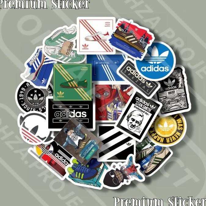 

Sale Sticker Brand Adidas Package Sticker Tumblr Aesthetic Vinyl Case Bujo