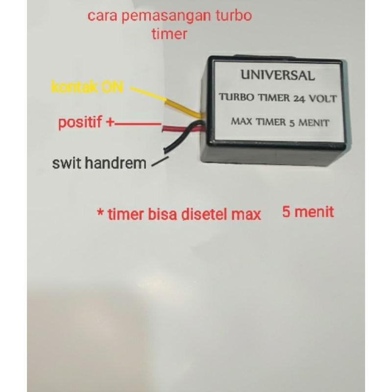 Turbo Timer 24 Volt Canter Hino Dll