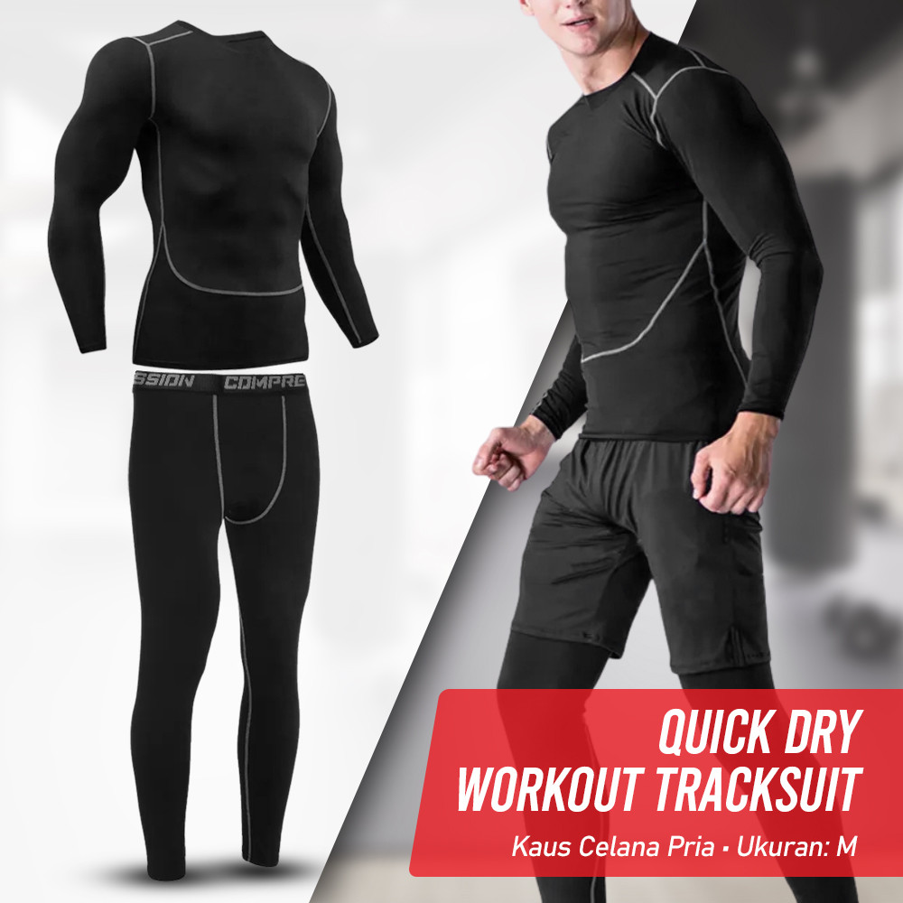 PSVteide Kaus Celana Pria Long John Tracksuit Workout Quick Dry - YY001 Original 99 Engine