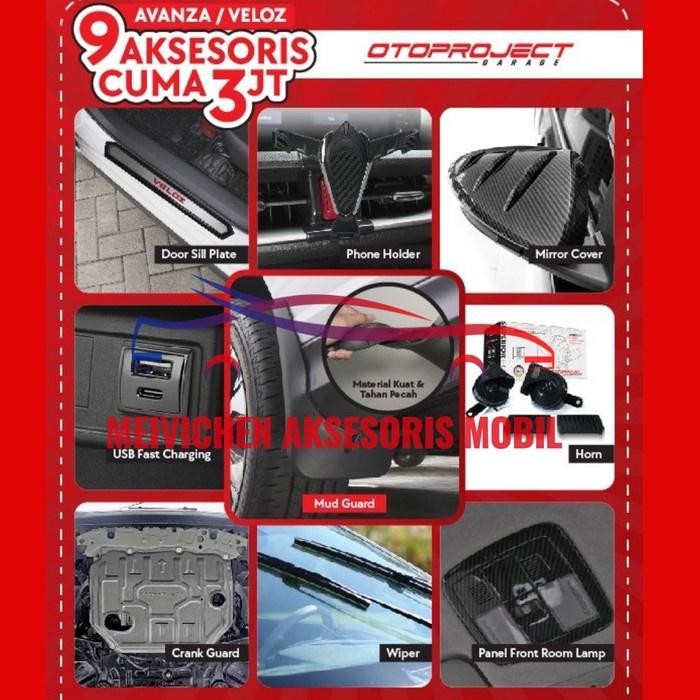 Paket Hemat Aksesoris Mobil All New Avanza / All New Veloz 2021 2022