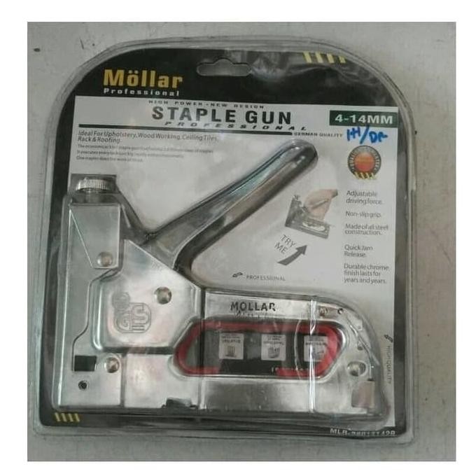 

Sale Staple Gun Mollar 3 Way Tacker - Staples Jok Tembak Hekter