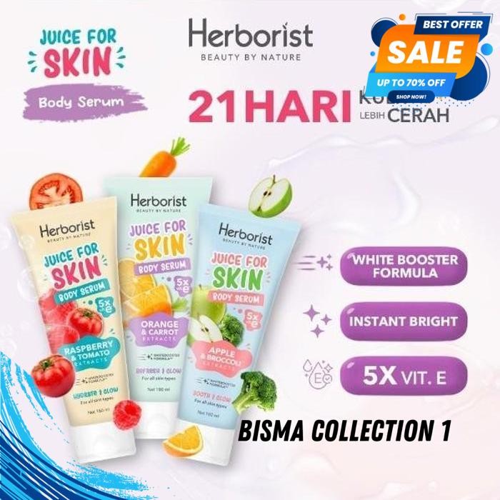 HERBORIST BODY SERUM 180ML - BODY SERUM HERBORIST 180ML BY BISMACOLLECTION1 