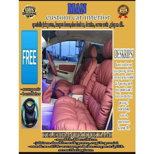 Sarung Jok Mobil Xenia Innova X Pander Avanza Bahan Mb-Tech Camarro
