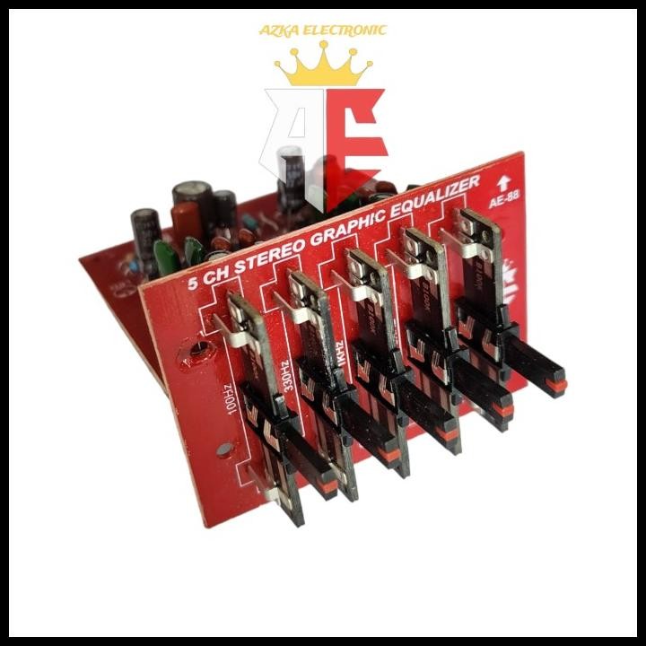 GRATIS ONGKIR KIT EQUALIZER 5 CHANNEL STEREO POTENSIO GESER LA3600 