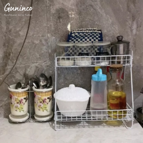 Guninco Rak Serbaguna / Rak Dapur / Rak Kosmetik / Tempat Bumbu