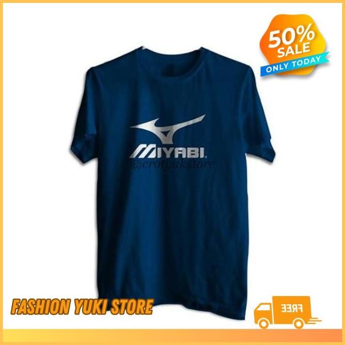 KAOS TSHIRT BAJU COMBED 30S DISTRO MIZUNO MIYABI OBRAL POLOS CUSTOM INDONESIA PRIA  WANITA BADMINTON