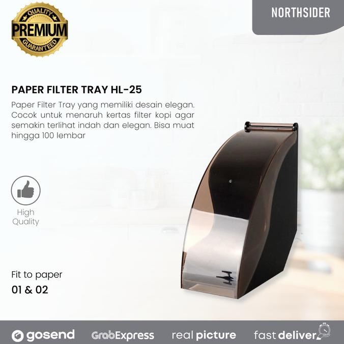 

sale! tempat kertas filter v60 - kalita - paper filter tray hl-25